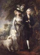 Thomas Gainsborough Mr.and Mrs.William Hallett oil painting artist